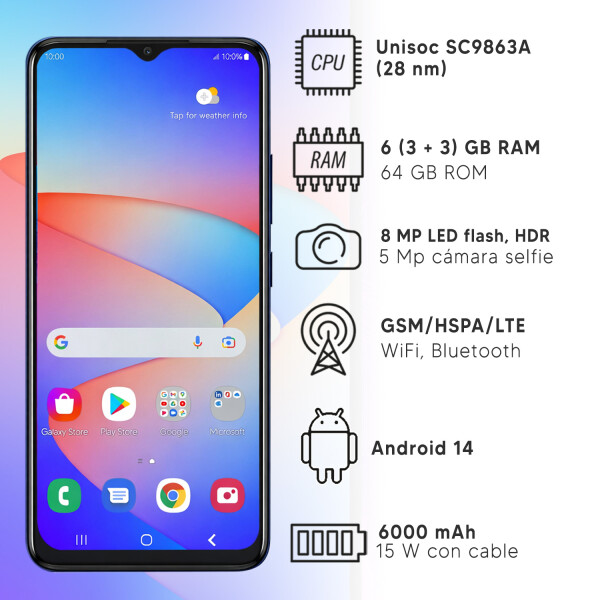 Celular Tcl 503 6gb (3+3) Ram 64gb 4g + Regalo GRIS