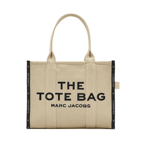 Marc Jacobs- Bolso tejido en jacquard , The Large Tote Beige