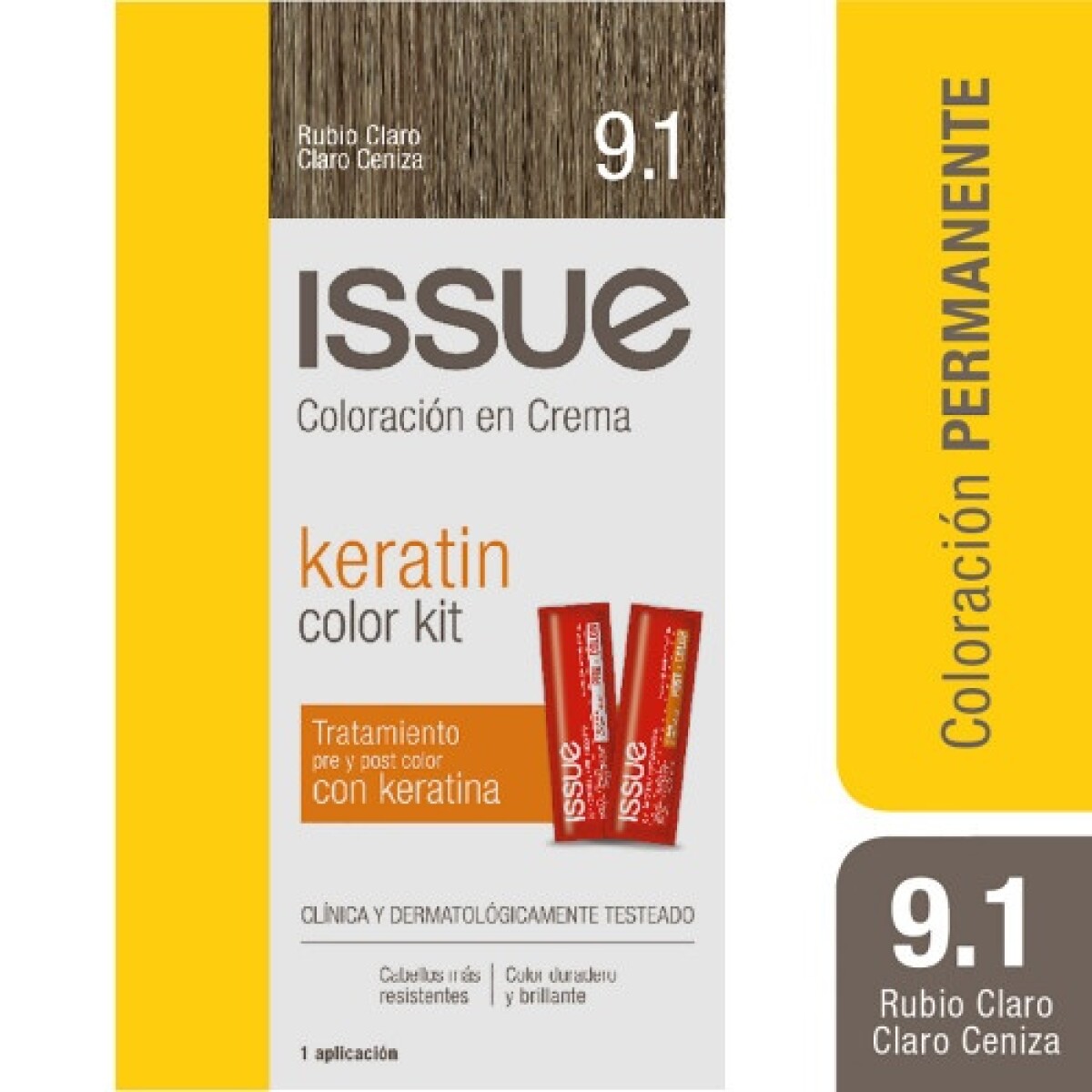Issue Kit Keratina Coloracion N∞ 9.1 