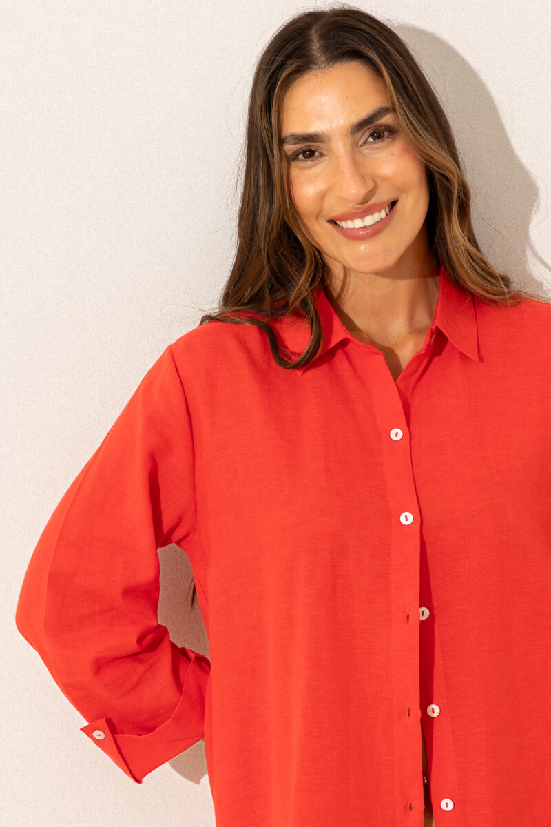 CAMISOLA LIGHT TROPIC ROJO