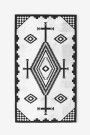 OVERSIZED JACQUARD SPA TOWEL Blanco Y Negro