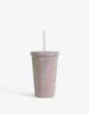 Artículos cocina Vasos Vaso Con Glitter Rosa - Rosa Metalizado