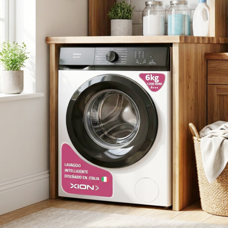 lavarropas inverter xion carga frontal - 6 kgs COLOR UNICO