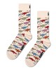 Happy Socks Medias - Beige Crocodile Happy Socks Medias - Beige Crocodile