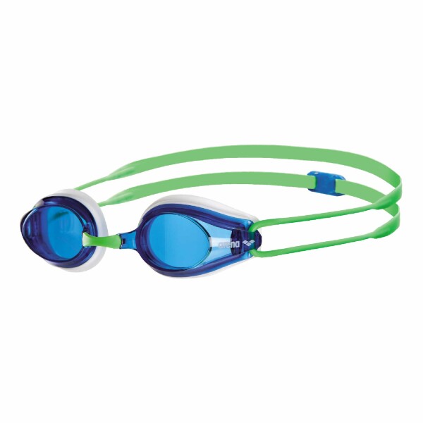 Lentes De Natacion Competencia Adulto Unisex Arena Tracks Goggles Blanco, Azul y Verde