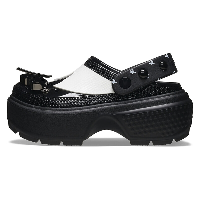 Crocs Wednesday Stomp Negro