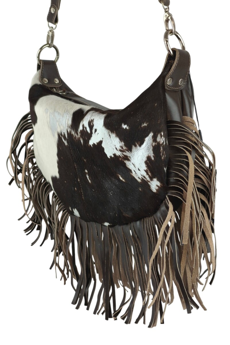 Morral con flecos Negro