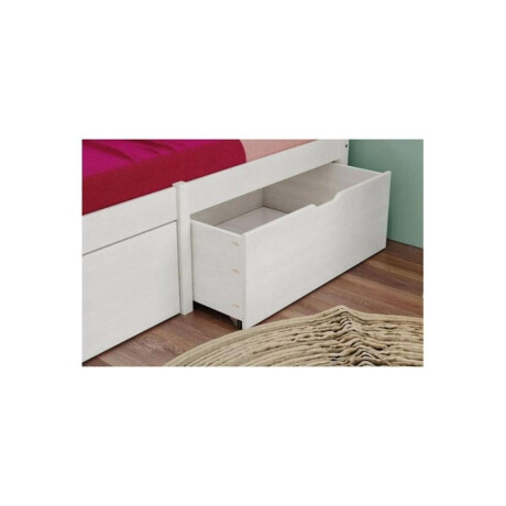 Cama 1 plaza 2 Cajones Beauty Funcional Blanco