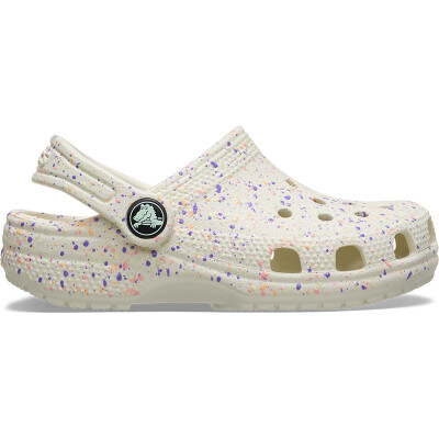 Crocs Classic Clog Glow Paint Blanco