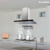 Campana Plana James 60 Inox Extractor Con Control Touch Campana Plana James 60 Inox Extractor Con Control Touch