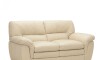Sillon Livintus 2 Cuerpos Cuero Natural Hielo