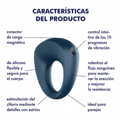 Anillo Vibrador Recargable Satisfyer Power Ring Anillo Vibrador Recargable Satisfyer Power Ring