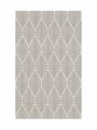 ALFOMBRA VELUTO HOJAS OFF WHITE