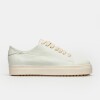 Sneaker Eimi En Cuero Liso Blanco