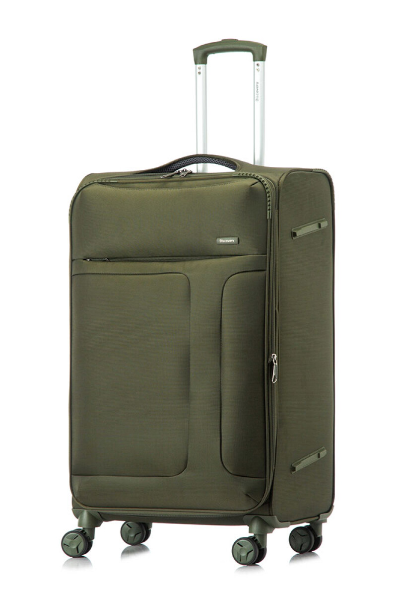 Valija de tela expansible Discovery - Grande 28" Verde