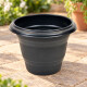 Maceta redonda 4 lts NEGRO