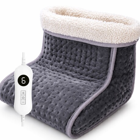 Calienta Pies Cuori Febo Eléctrico 6Niveles Autoapagado 100W Gris