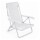 Reposera Silla Reclinable 8 Posiciones Acero Mor Sannet Blanco