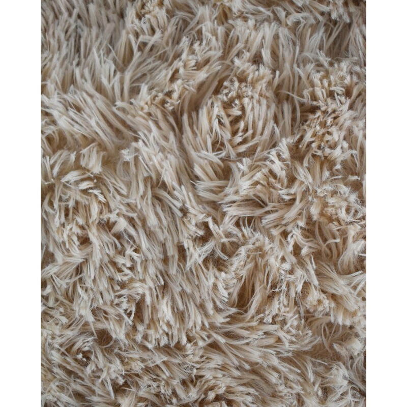 Alfombra Peluda Lumax Shaggy 1.5 X 2.0 Mts Marrón