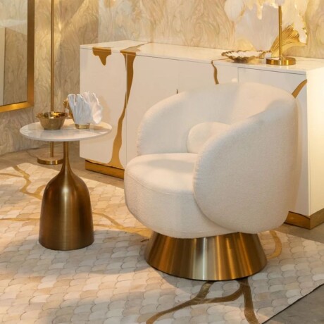 MESA AUXILIAR NUBE TULIP Blanco - Small