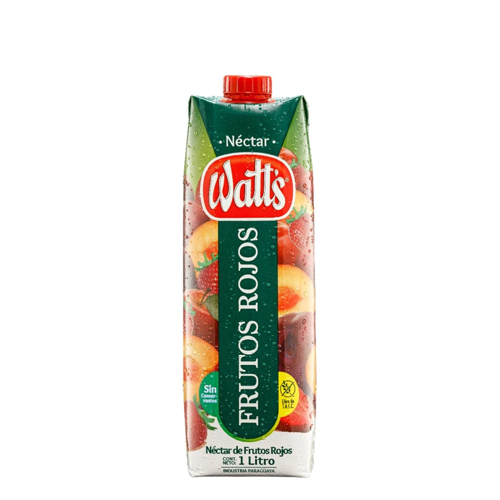 WATTS NECTAR FRUTOS ROJOS FR. X 1000 ML.
