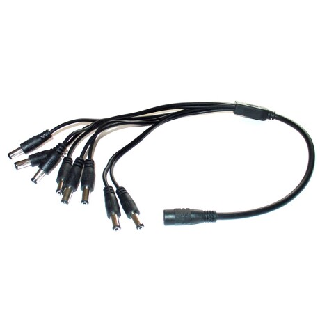 Splitter de Cables de Poder para Camaras Cctv 1 a 8 001