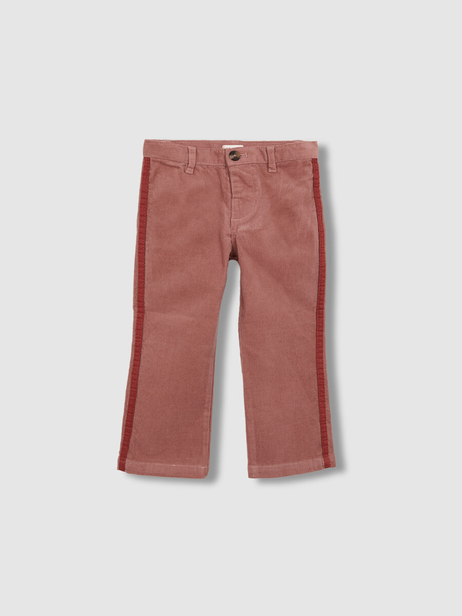 Pantalon Rosa Con Contraste Rosa Rosa Maquillaje