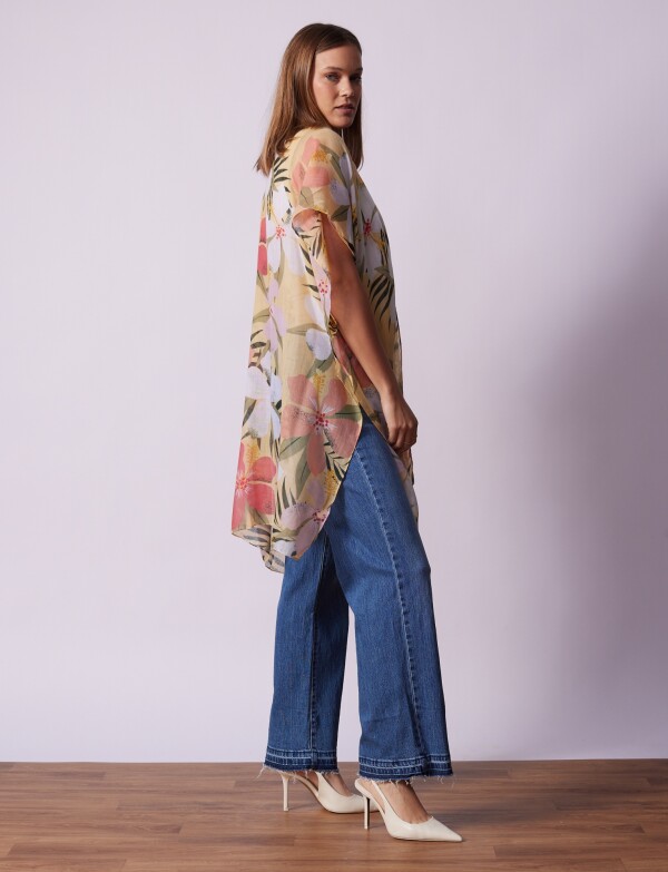 Kimono Flores AMARILLO/MULTI
