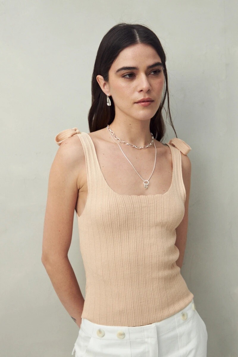 TOP D.CASSIN BIRDIES - BEIGE 
