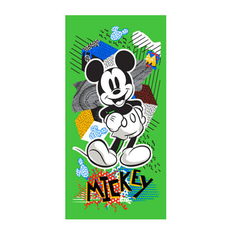 Toalla Playera Mickey y Minnie Algodón 70 x 130 cm Mickey