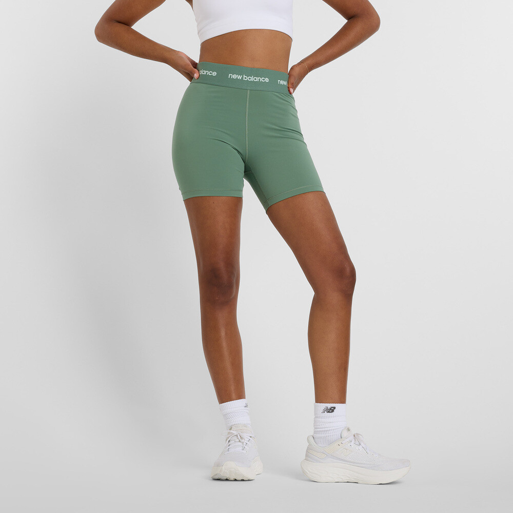 Short Mujer Nb Sleek High Rise Sport Short 5" - Mujer Green