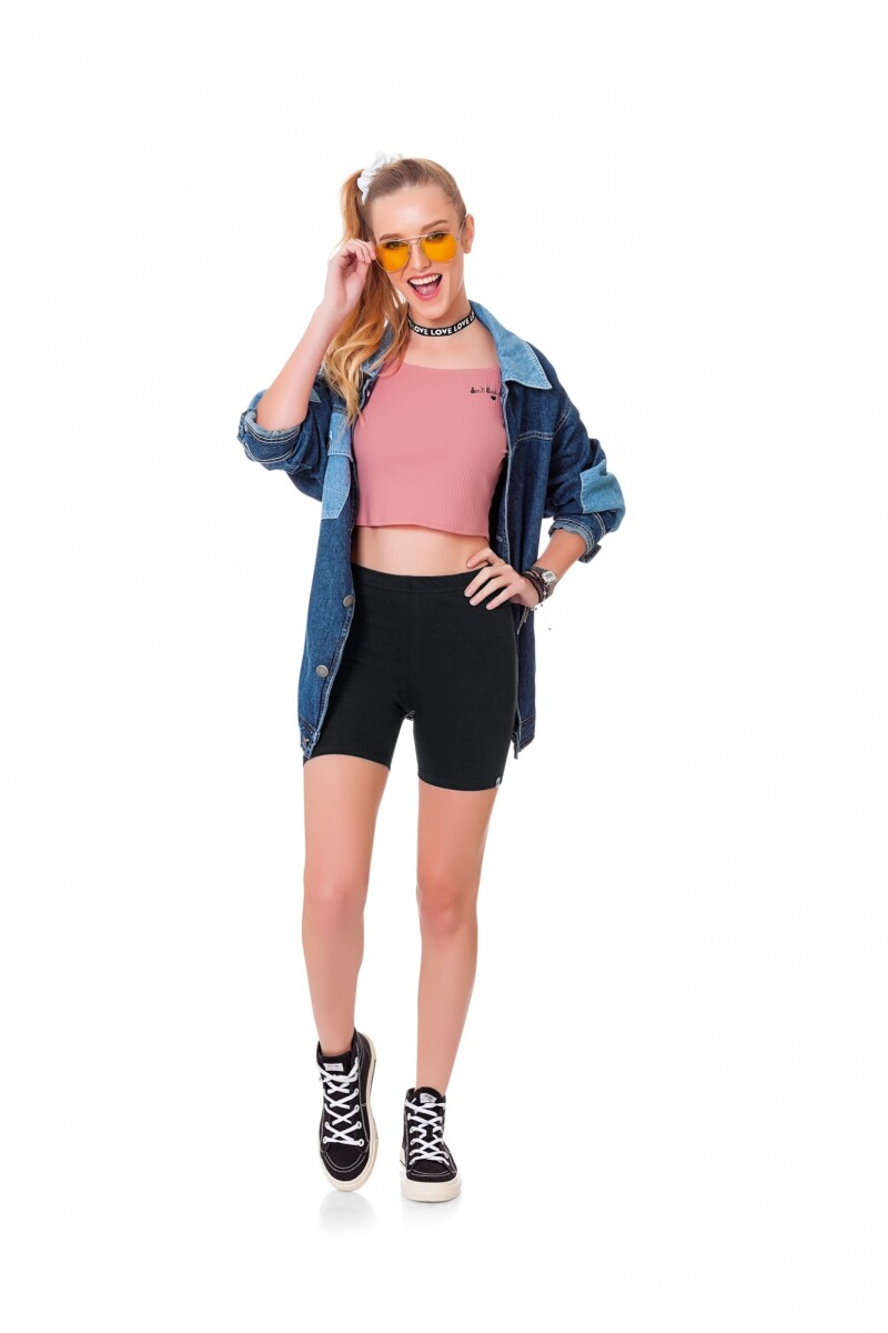 Legging corto para niñas GRIS