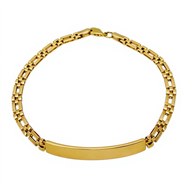 Pulsera Identidad Pierre Cardin -Oro bajo-Sin Piedra-PU8015 sinpiedra