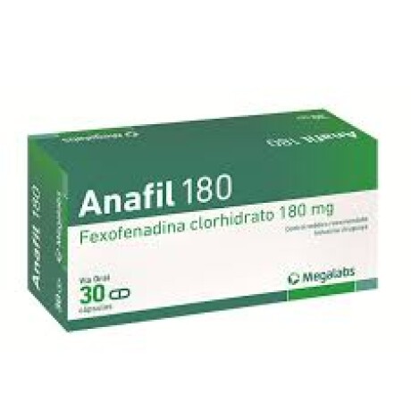 Anafil 180 Mg 30 Cápsulas Anafil 180 Mg 30 Cápsulas