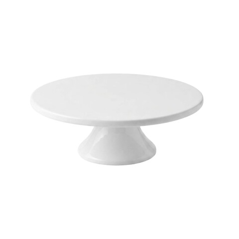 BANDEJA RED CERAMICA BLANCO C/BASE 28X9CM Unica