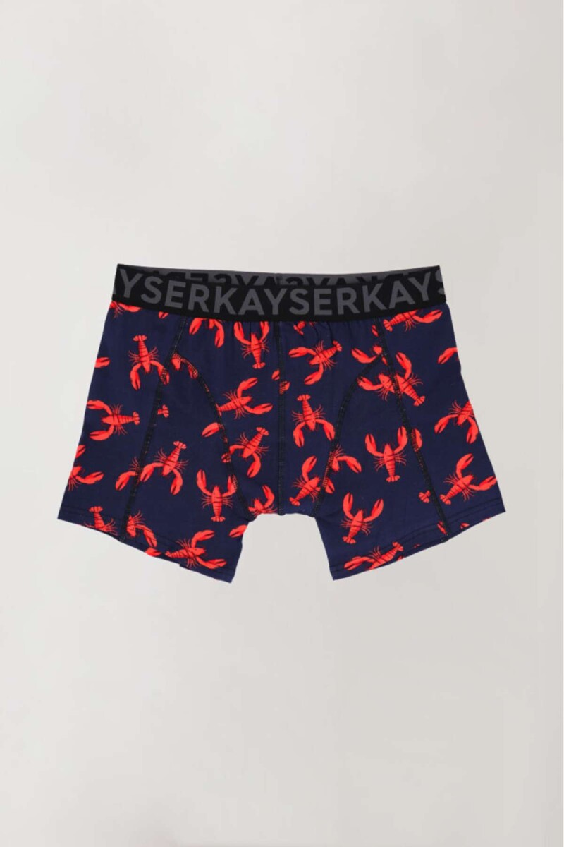 Boxer algodón - Azul 