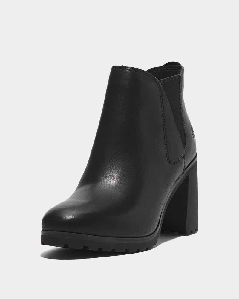 Botas Chelsea Allington Mid Mujer Black Full Grain