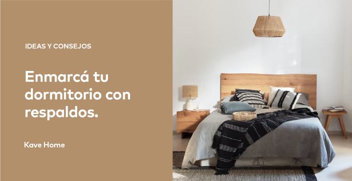 Descubrí respaldos de diseño español y enmarcá tu dormitorio con estilo.