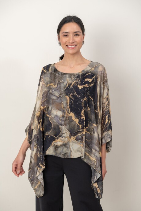 BLUSA OMALA Negro