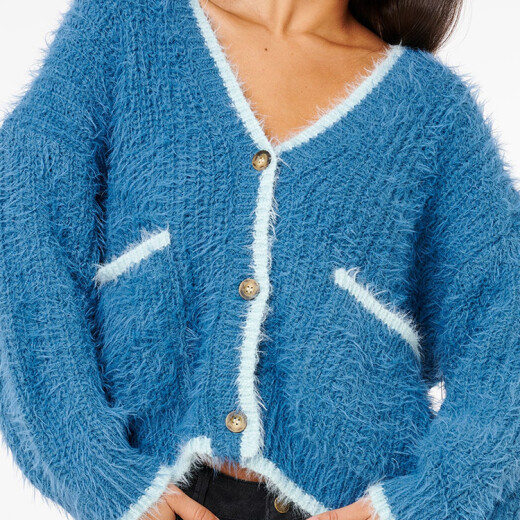 Buzo Rip Curl Shore Break Cardigan - Azul Buzo Rip Curl Shore Break Cardigan - Azul