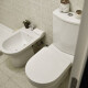 SANITARIO BIDET VARESE BLANCO BRILLO LOZA BAÑO 1 AGUJERO 000