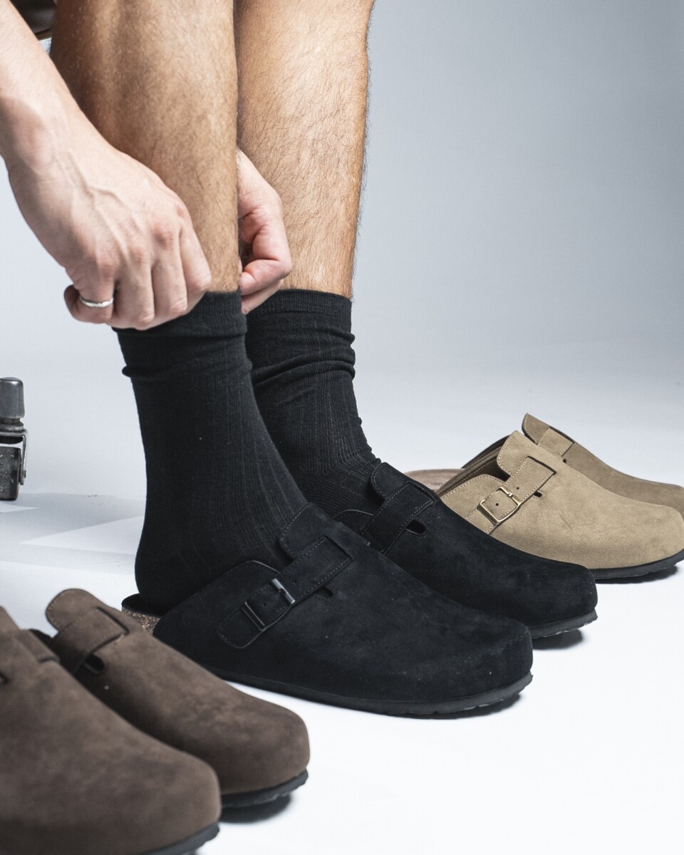 Sandalia Cerrada Genova - Negro 