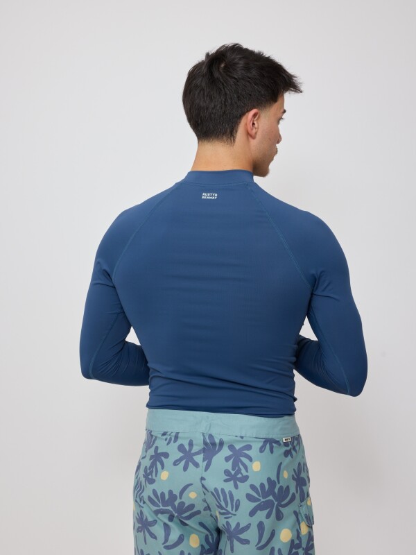 T-SHIRT TECNICA LETTIES26 RUSTY Azul