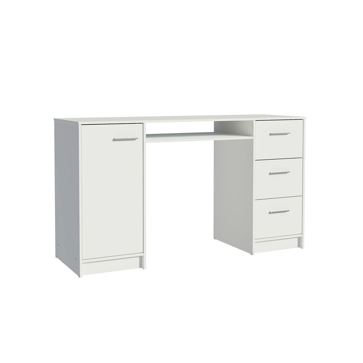 Escritorio Alaska Blanco 3 Cajones 1 Puerta 