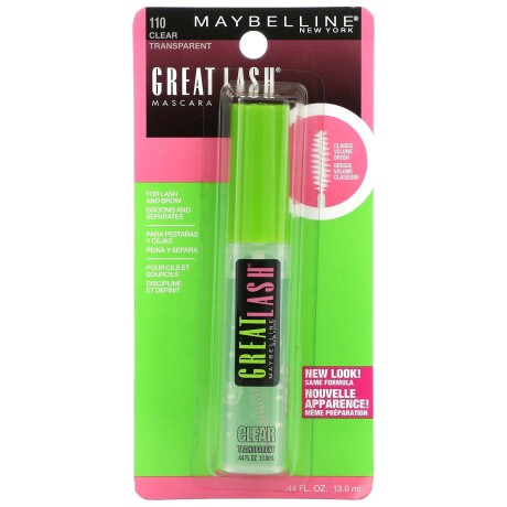 Máscara de pestañas Maybelline Great Lash Clear Negro