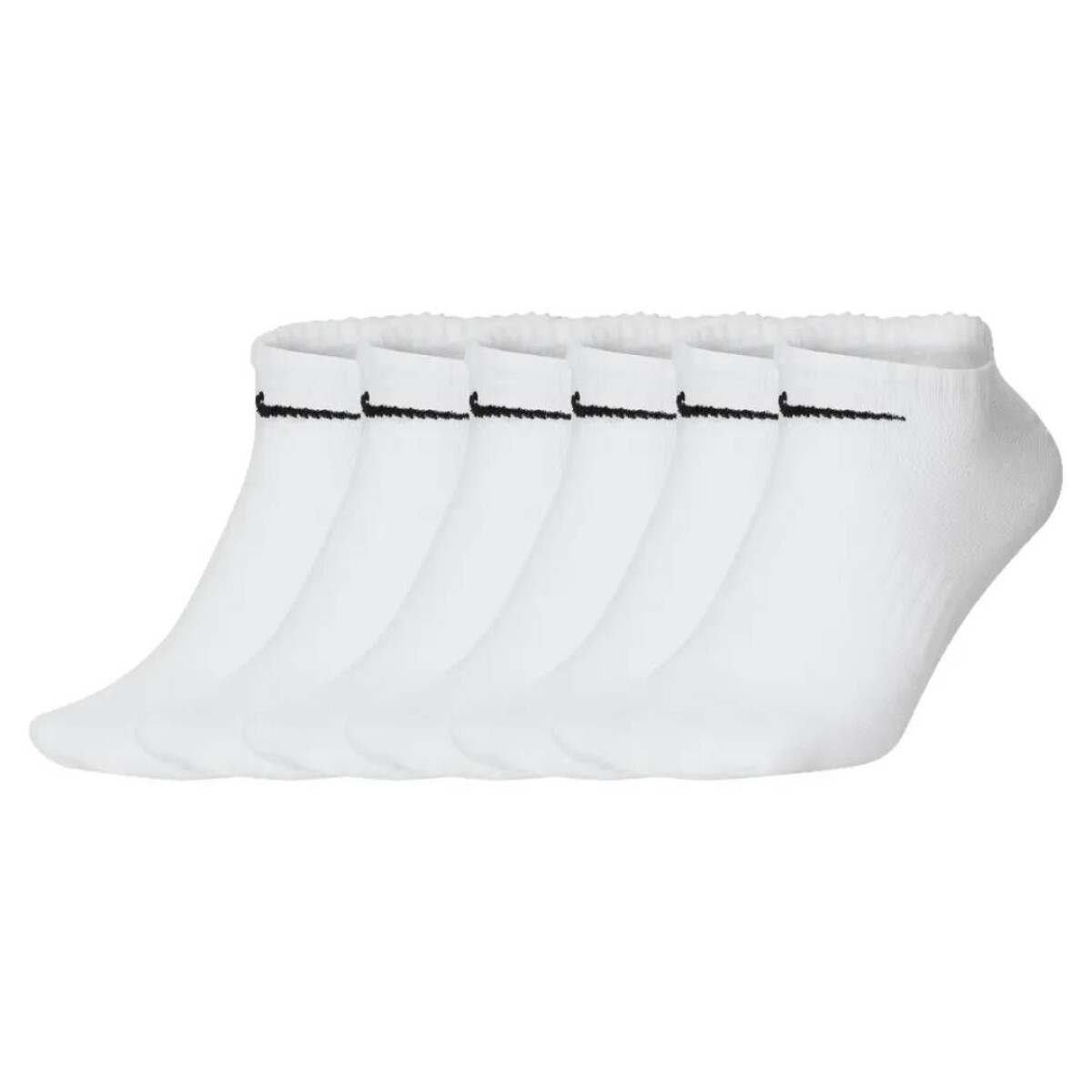 Medias Nike Everyday Ltwt Ns 6-Pack Unisex - Blanco 