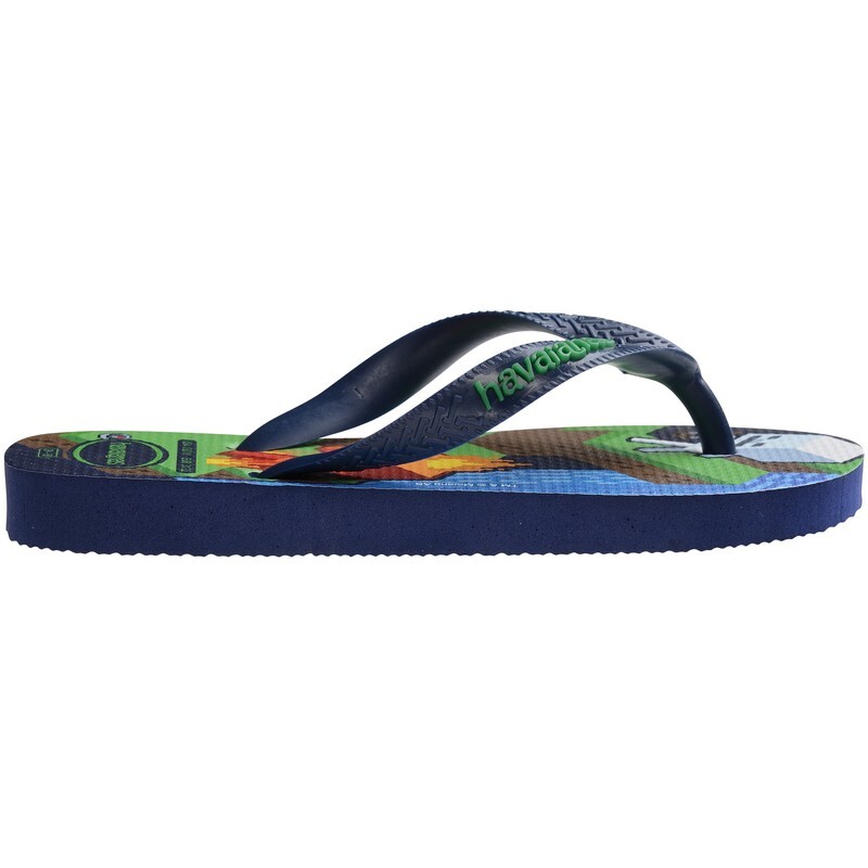 Ojotas Havaianas Kids Minecraft Azul