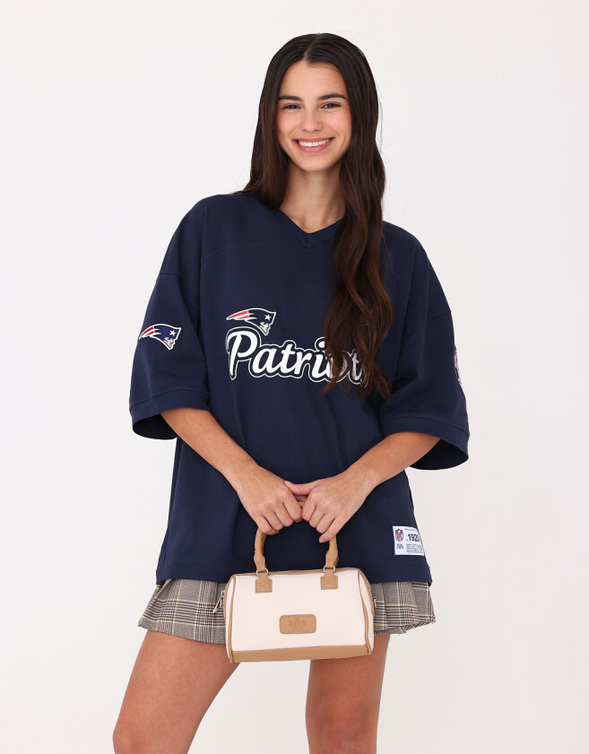 Bowling Cartera Bowling Bicolor "campus Club" - Combinacion Bicolor