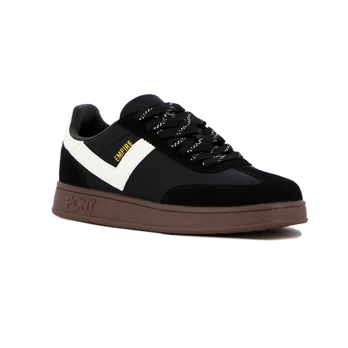 Pony Casual Empire Suede para Hombre - Negro/Blanco - Negro-Blanco 