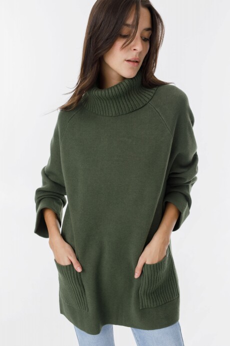 Sweater Hortencia Verde Militar